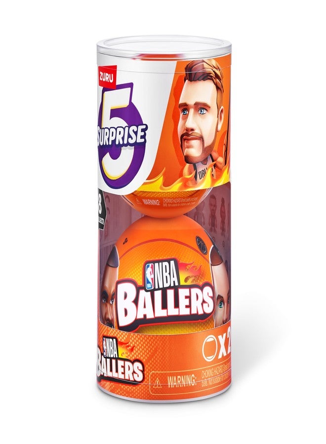 5 SURPRISE NBA Ballers by ZURU Surprise Unboxing Basketball Collectible Sports Toy for Boys (2 Capsules) - Image 2